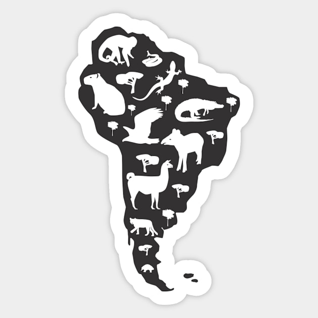 South America Sticker by Urban_Vintage